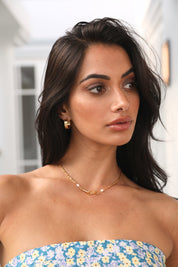 Feine Ohrringe vergoldet mit 18K Gold