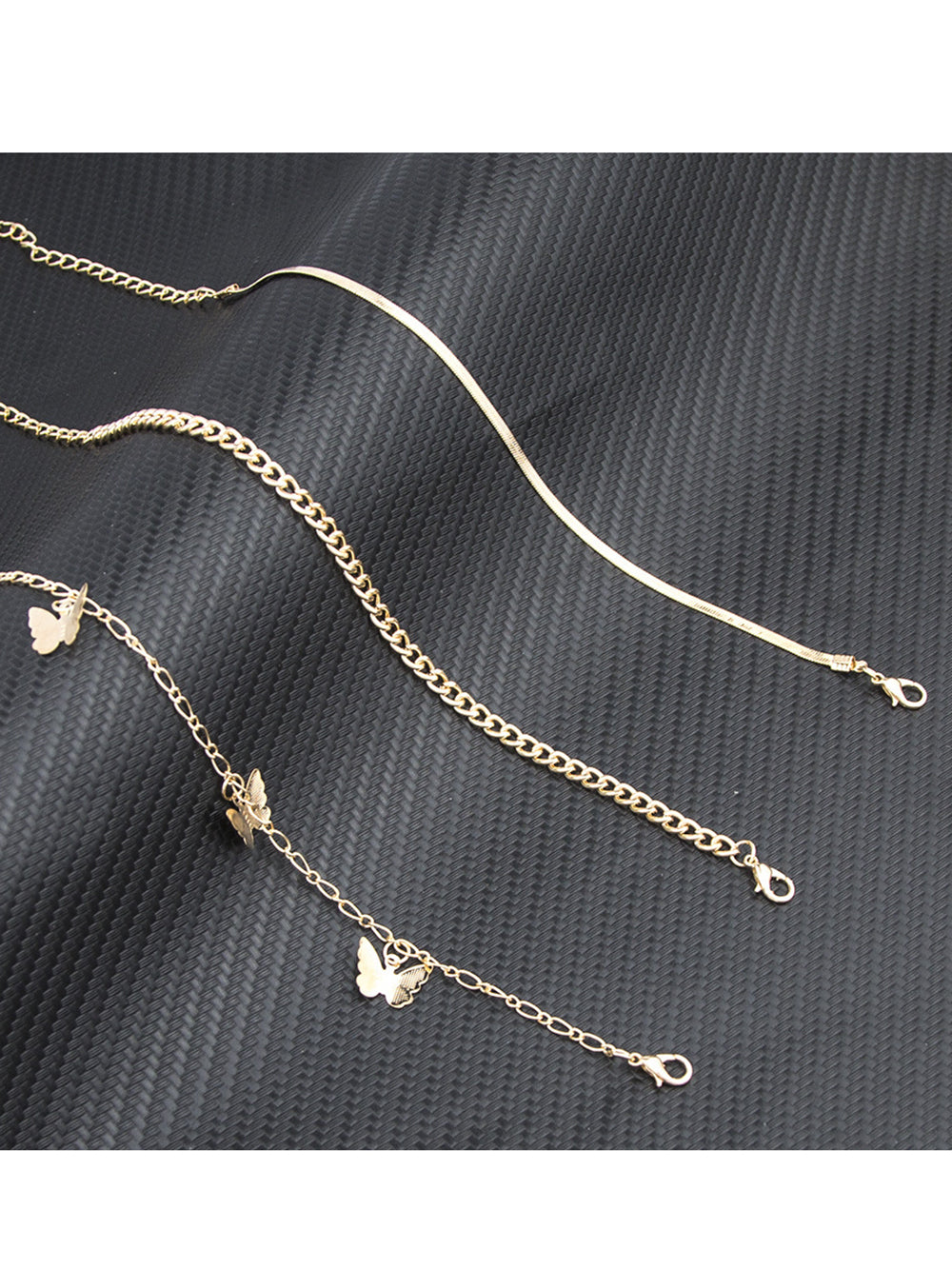 Σετ ποδιού Goldtone Butterfly Station