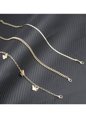 Σετ ποδιού Goldtone Butterfly Station