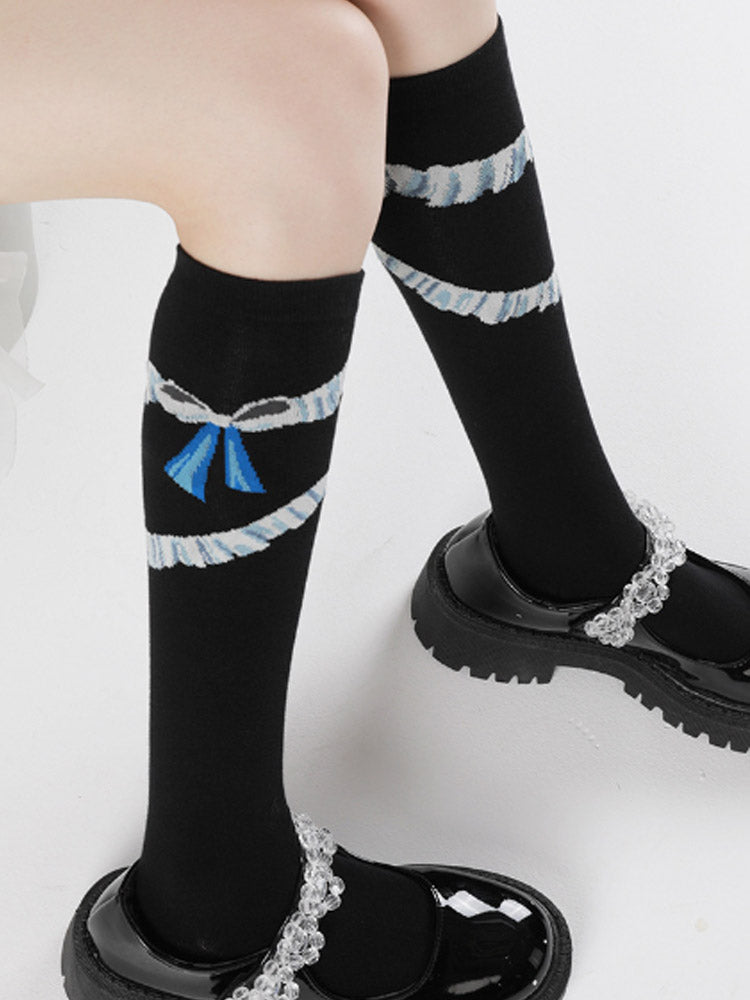 Lolita-style knee-high socks