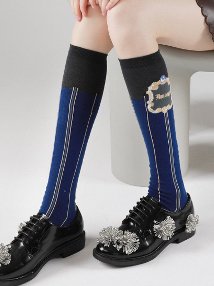 Lolita-style knee-high socks