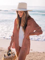 Sexy beach cover-up bikini tunic beach cover-up