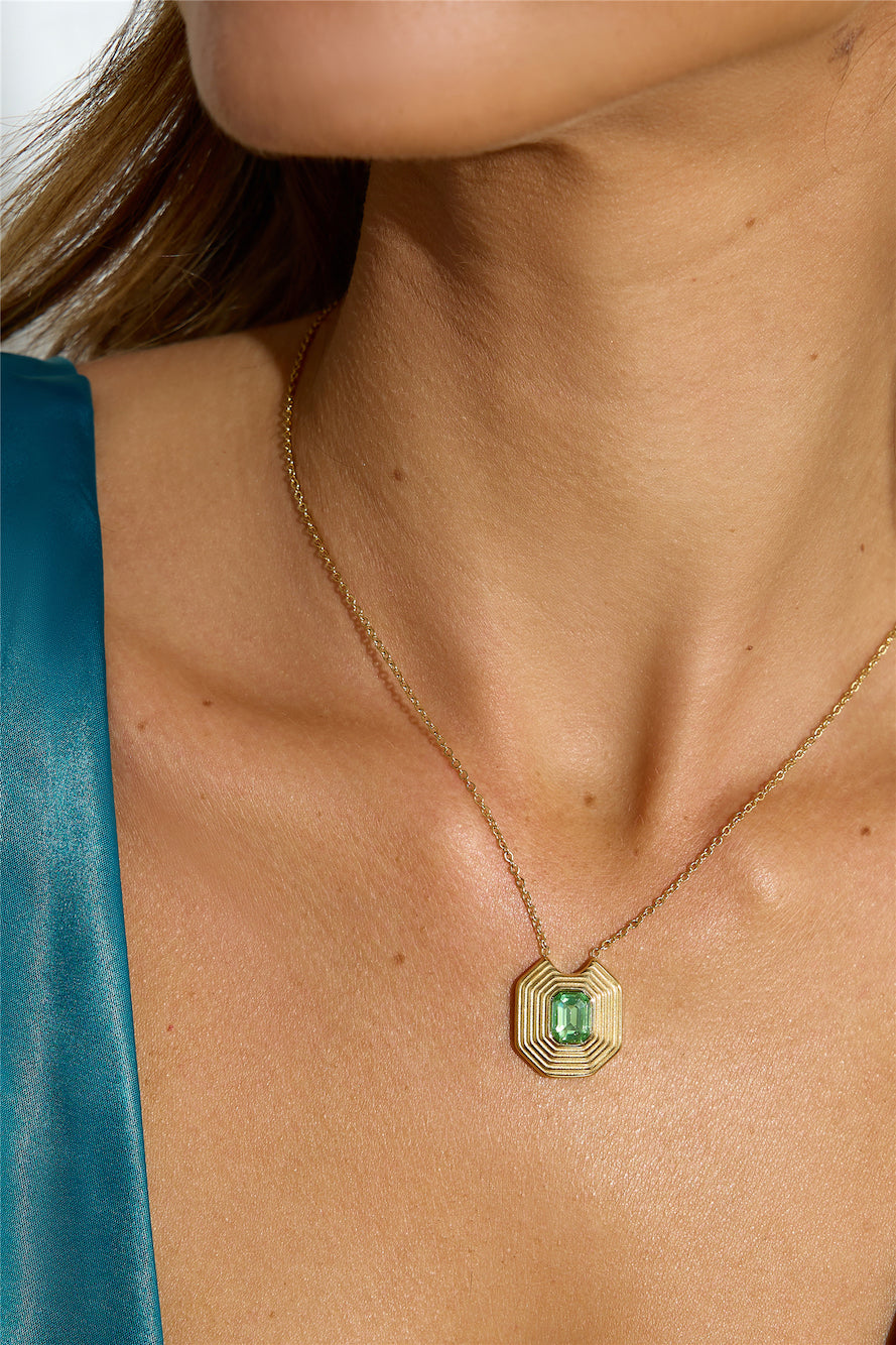 Collar de alto estatus bañado en oro 18k