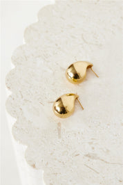 Pendientes Datas At Night bañados en oro 18k oro