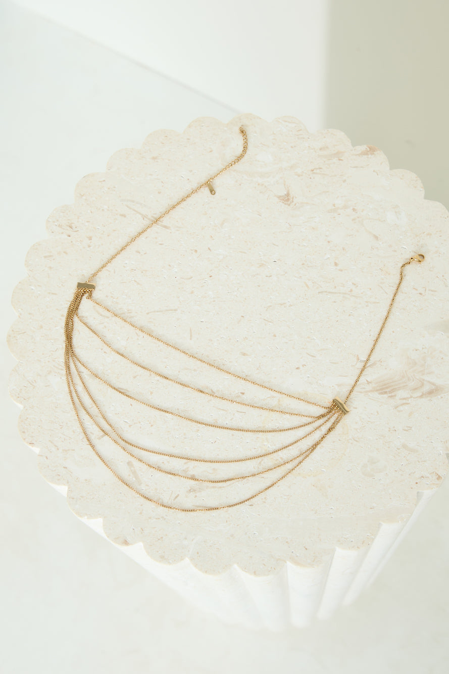 Collana Dea Passato Placcata Oro 18k