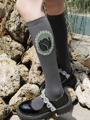 Lolita-style knee-high socks