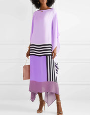 Pink Candy Stripe Kaftan