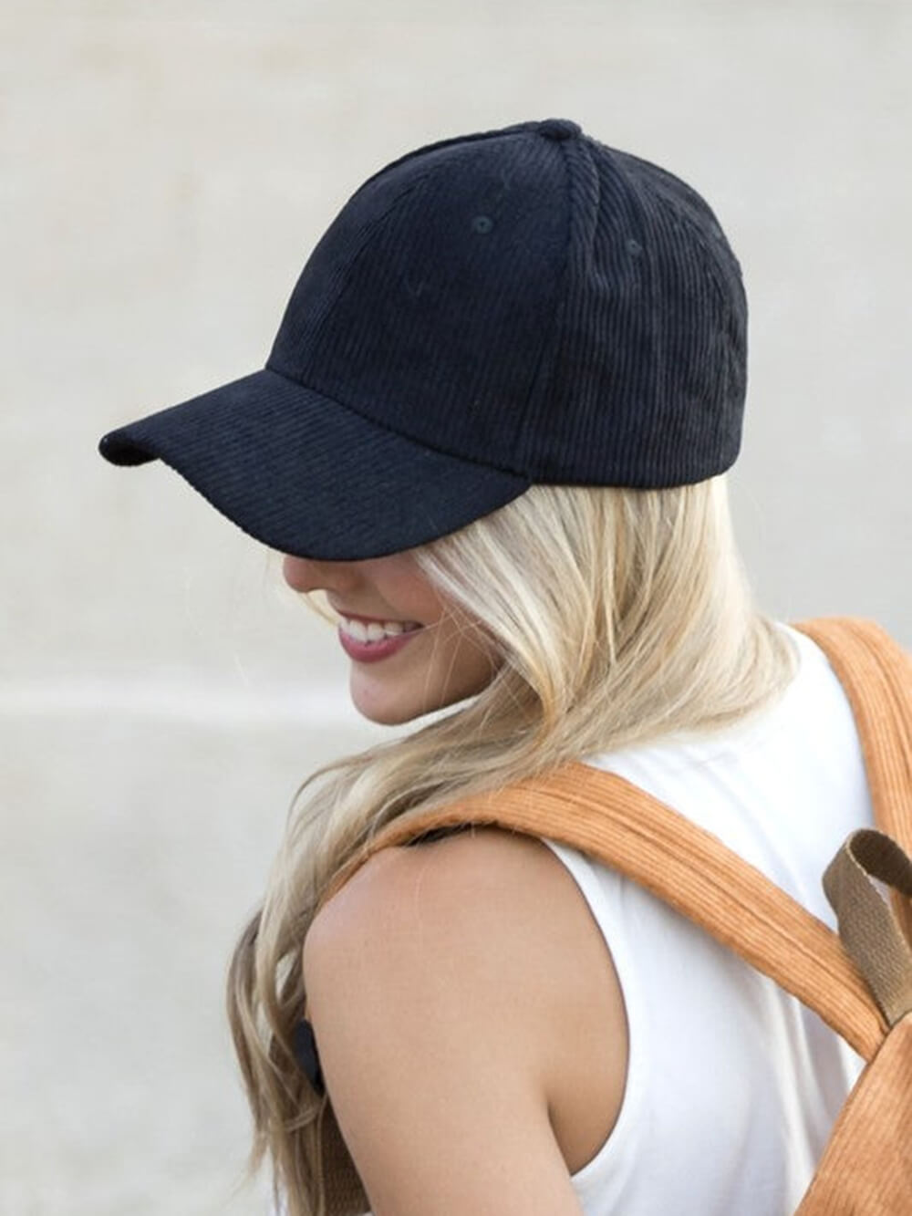 Corduroy Boyfriend Cap