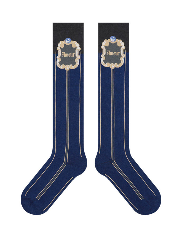 Lolita-style knee-high socks