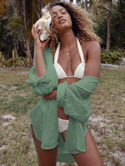 Sexy beach cover-up bikini tunic beach cover-up