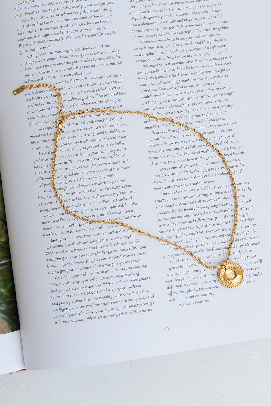 Collana Vite Illusorie Placcata Oro 18K