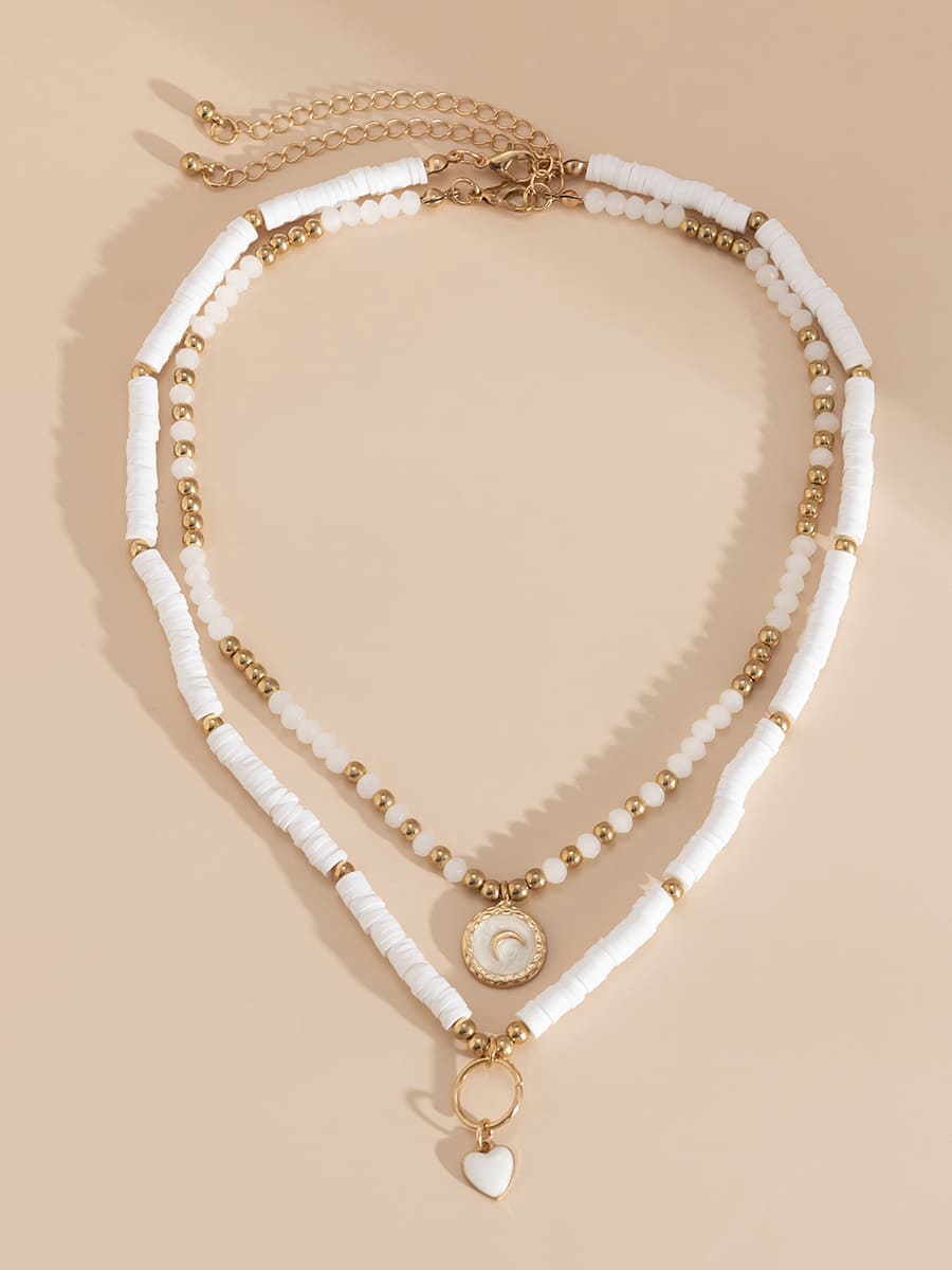Collar de Cristal Corazón Boho