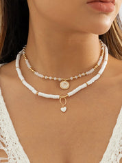 Collar de Cristal Corazón Boho