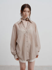 Lightweight long-sleeve sun protection shirt