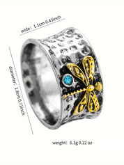 Bague d'insecte en aigue-marine