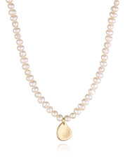 Grande collana con perla e stella