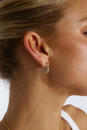 Brincos Be My Treasure vergoldet mit 18 Karat Gold