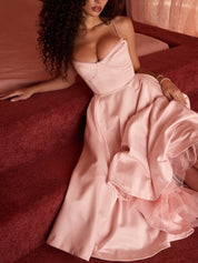 Pink Ballerina Midi Dress